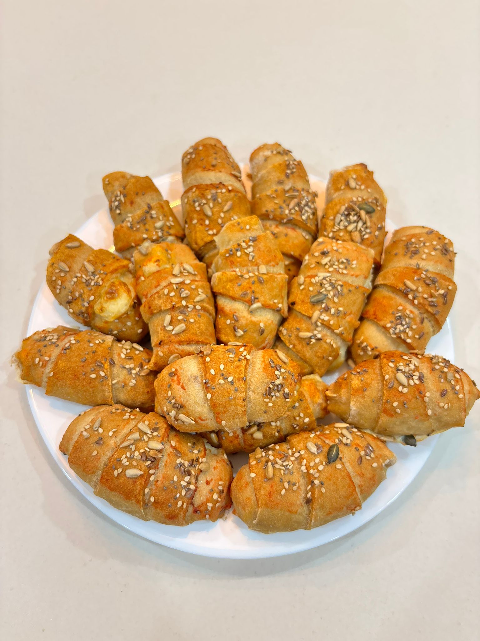 Cornuri cu semințe fără gluten