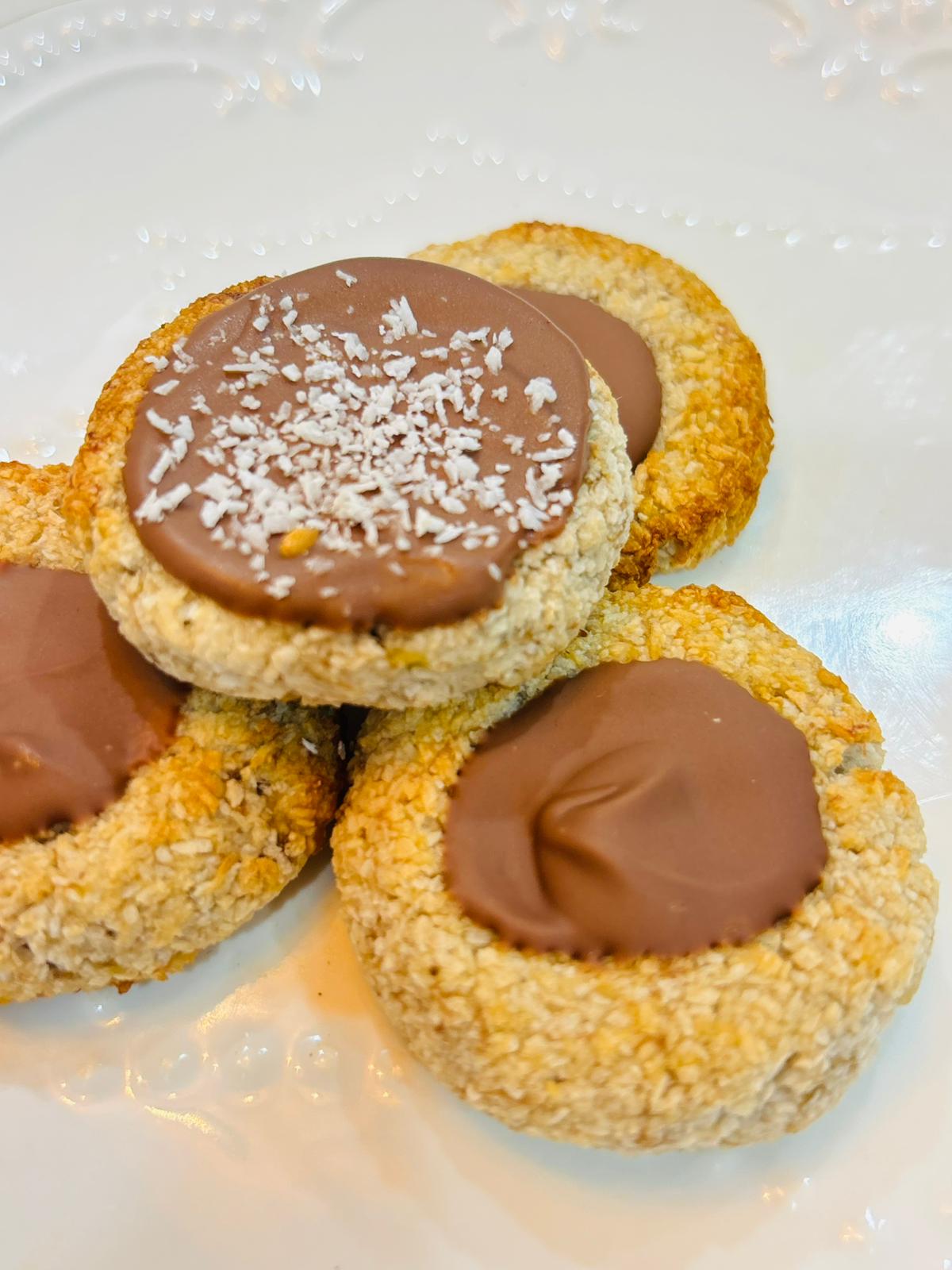 Biscuiți cu ovăz și ciocolată