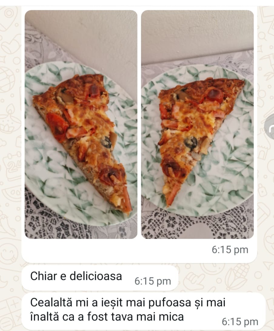 Testimonial de la Pizza Perfectă